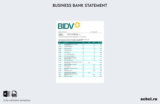 цифровая загрузка Бизнес отчет Банка инвестиций и развития Вьетнама (BIDV) Шабло